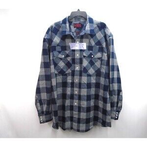 FIVEBROTHER Heavy Weight Pearl Snap Flannel Mens Size 2XL Regular Shirt